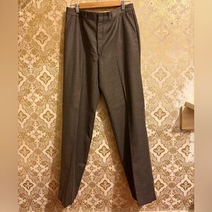 Vintage Brown Wool Trousers- Made in Canada